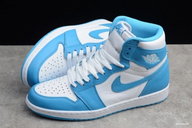 Rep TBkick Retro OG 555088-117 Air High Jordan 1 'UNC' 0701